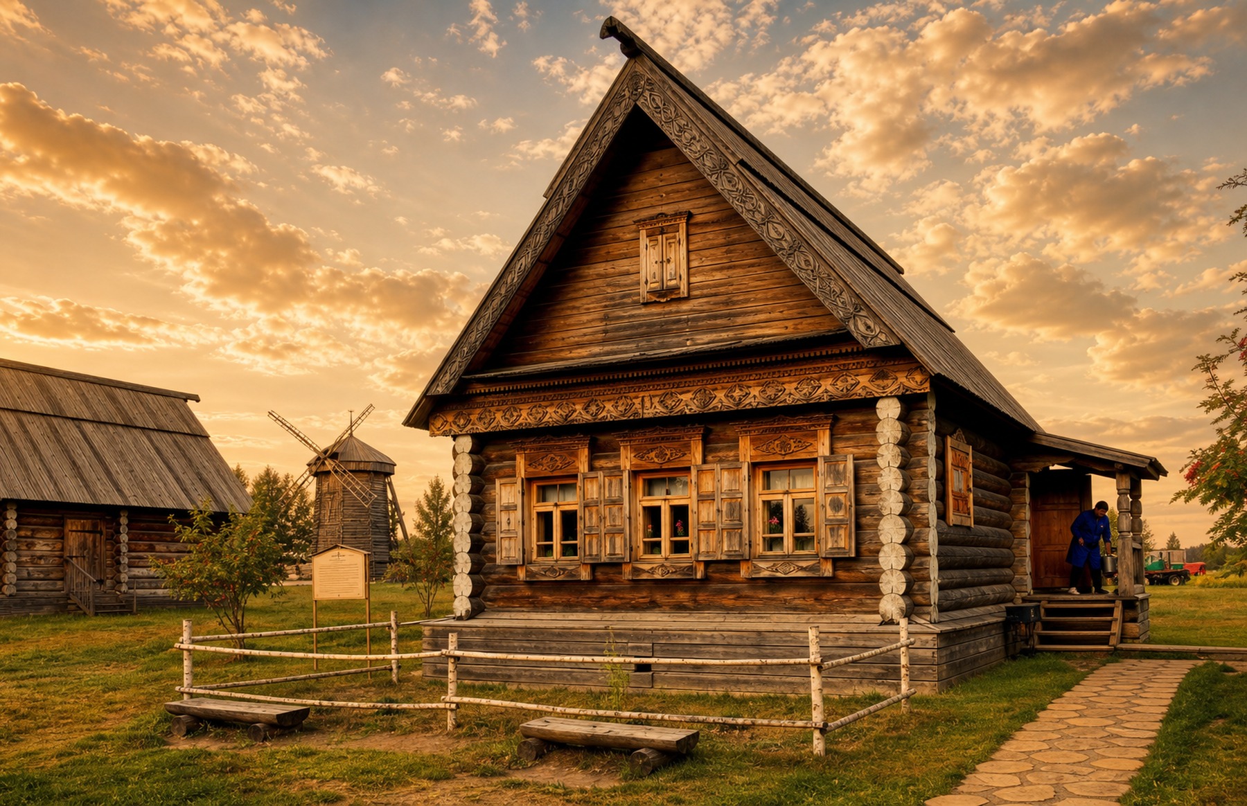 Крестьянские дома